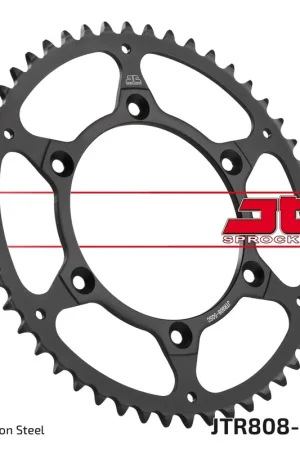JT SPROCKETS - REAR STEEL SC 50T, 520 - Sprockets - Zelfreinigend Express Levering